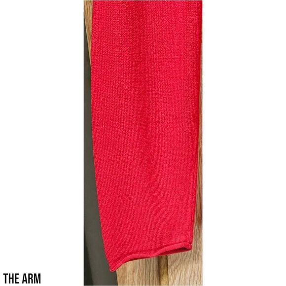 WHITE STAG CLASSIC RED V- NECK LONGSLEEVE SWEATER SIZE SMALL - Picture 5 of 13